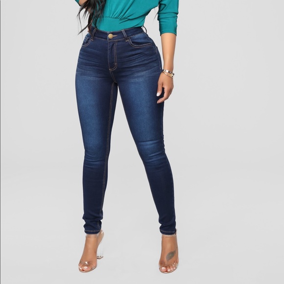 Fashion Nova Denim - *never worn* high rise skinny jeans